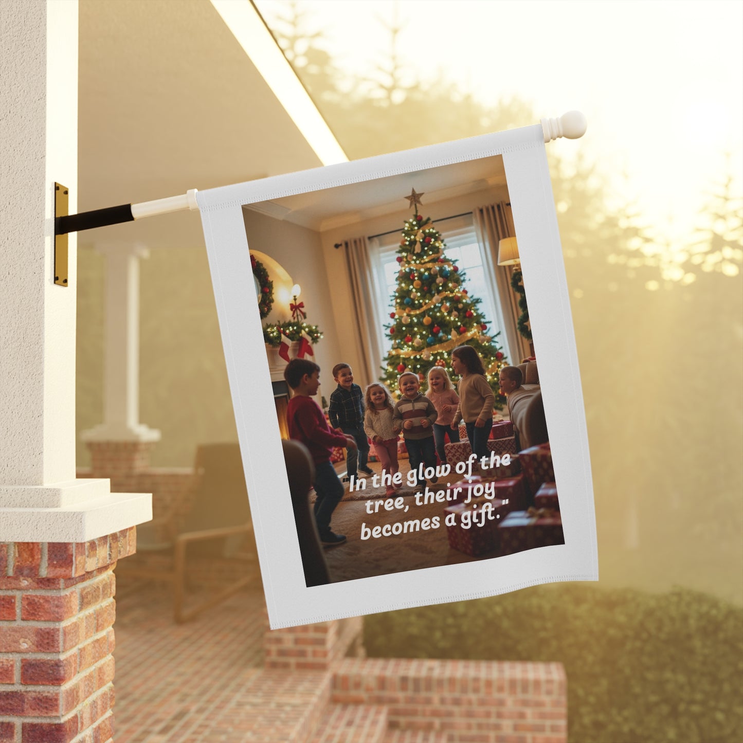 Festive Garden Banner, Holiday Decor, Home & Garden Sign, Seasonal Yard Flag, Christmas Decoration, Gift Banner 215