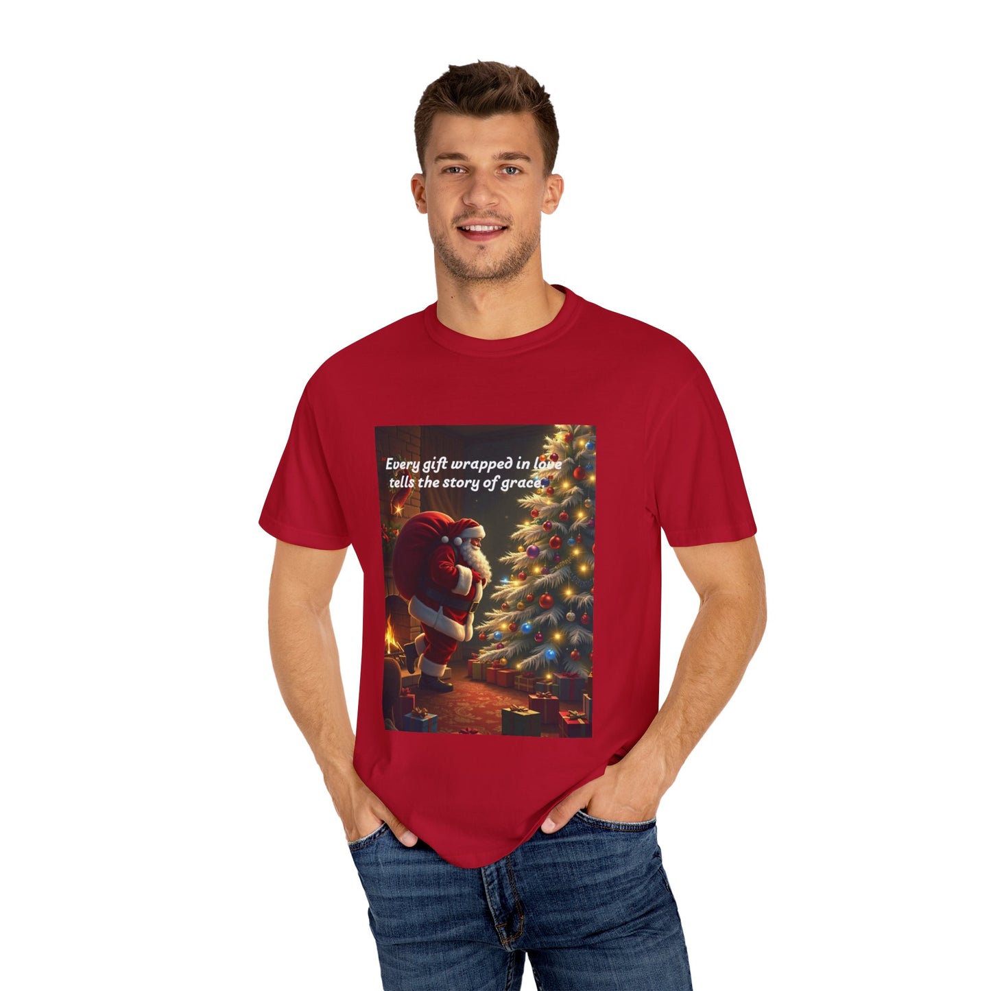 Christmas Gift T-Shirt, Unisex Holiday Tee, Santa Shirt, Christmas Apparel, Festive Gift Idea