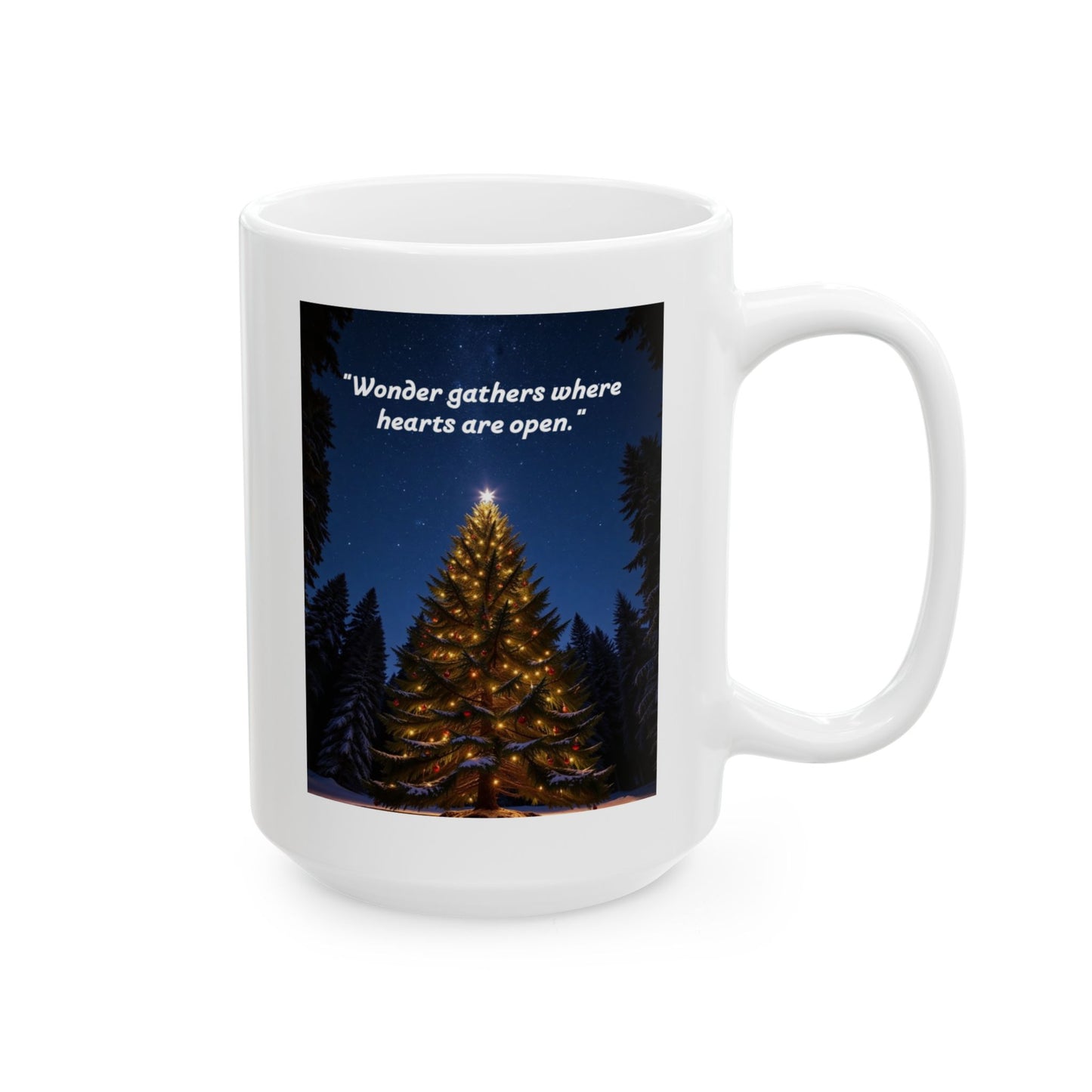 Ceramic Mug with Inspirational Quote - Perfect Holiday Gift, Coffee Mug, Tea Cup, Christmas Decor, Winter Warmth 306