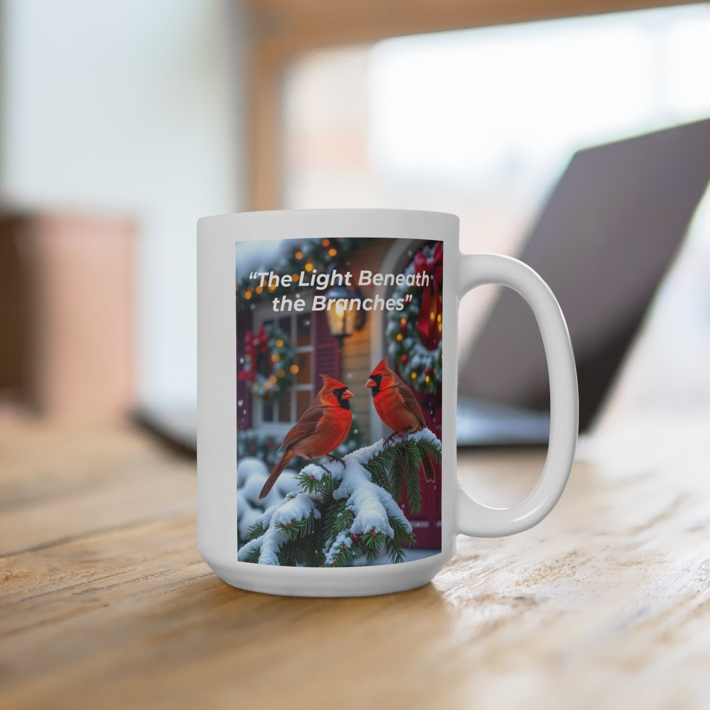 Winter Cardial Mug - Festive Holiday Coffee Cup, Christmas Gift, Winter Decor, Seasonal Drinkware, Nature Lover's Gift