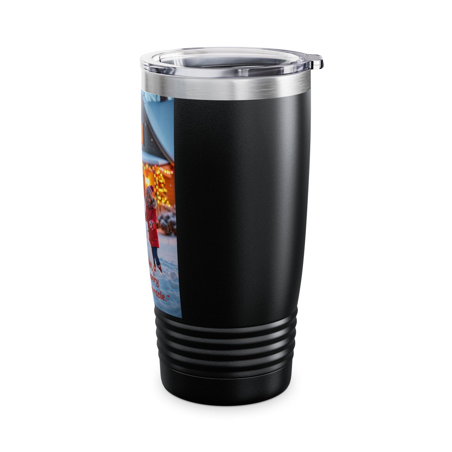 Winter Memory Tumbler, Insulated Travel Mug, Holiday Gift, Personalized Drinkware, Snowman Design, Christmas Cup 332