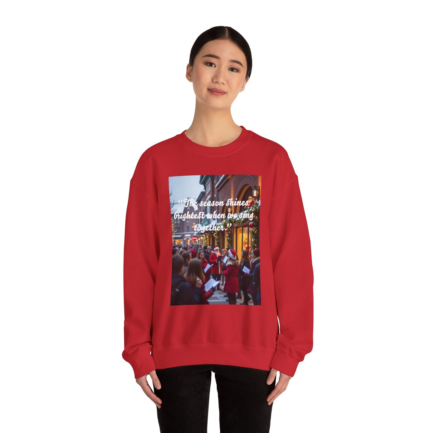Cozy Holiday Sweatshirt, Unisex Crewneck for Christmas, Family Gatherings, Winter Celebrations, Gift Idea for Friends