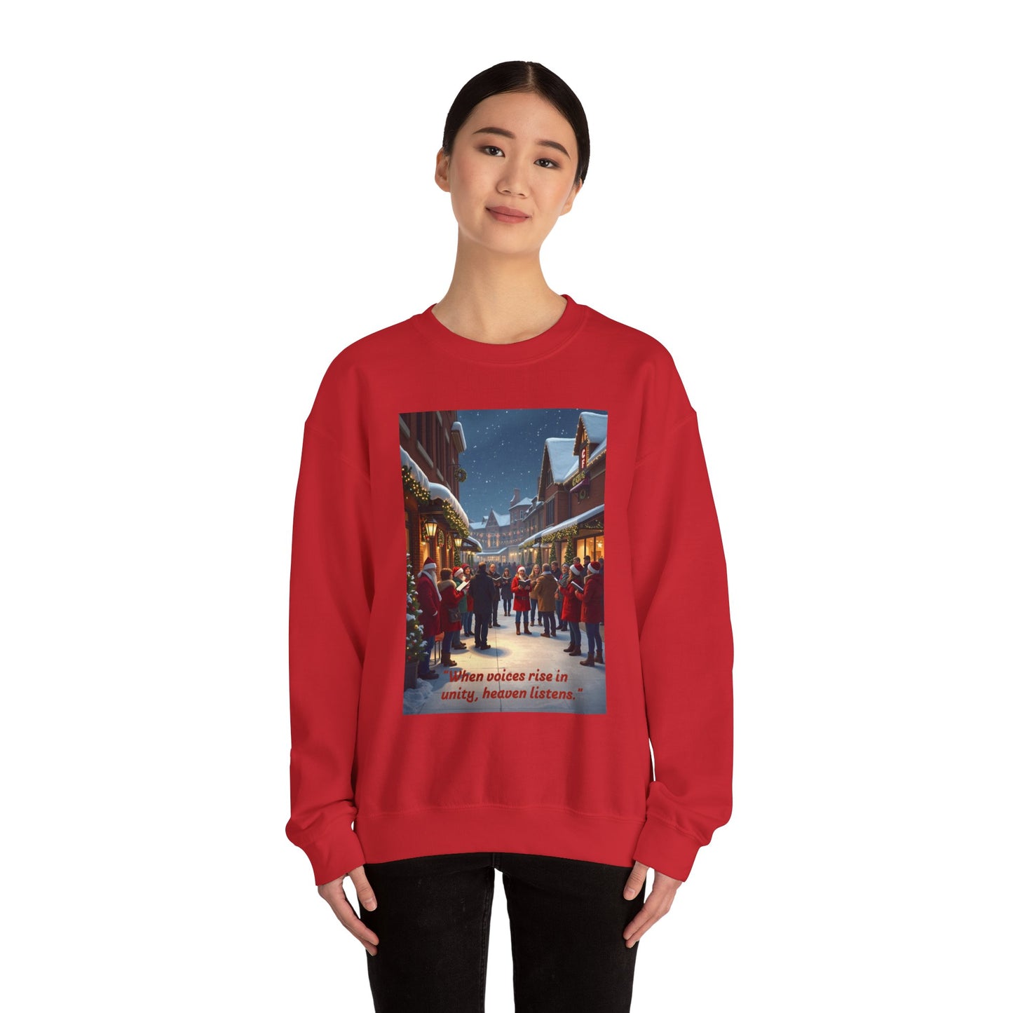 Cozy Winter Crewneck Sweatshirt, Festive Gift, Holiday Sweater, Unisex Fashion, Winter Wardrobe Essential