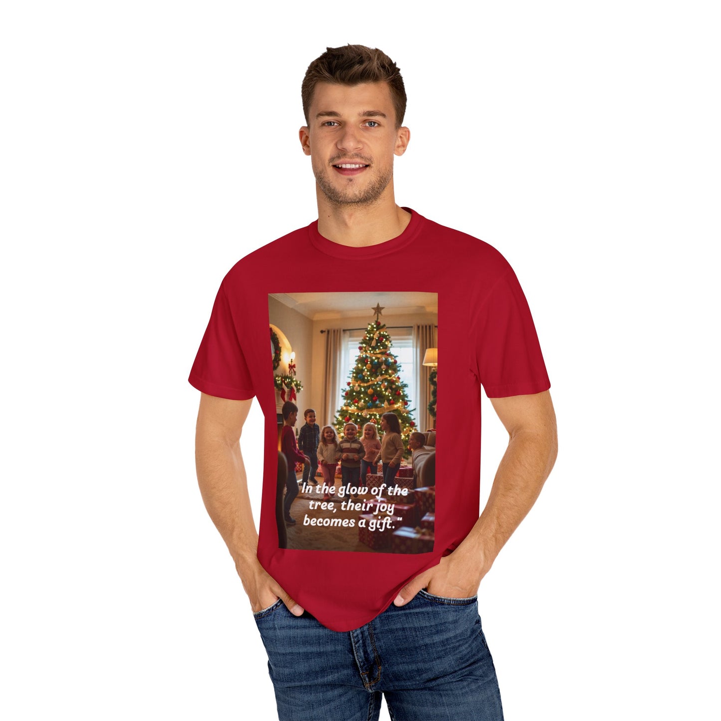Christmas Joy Unisex T-shirt, Holiday Gift, Family Gathering Shirt, Festive Top, Merry Christmas Apparel
