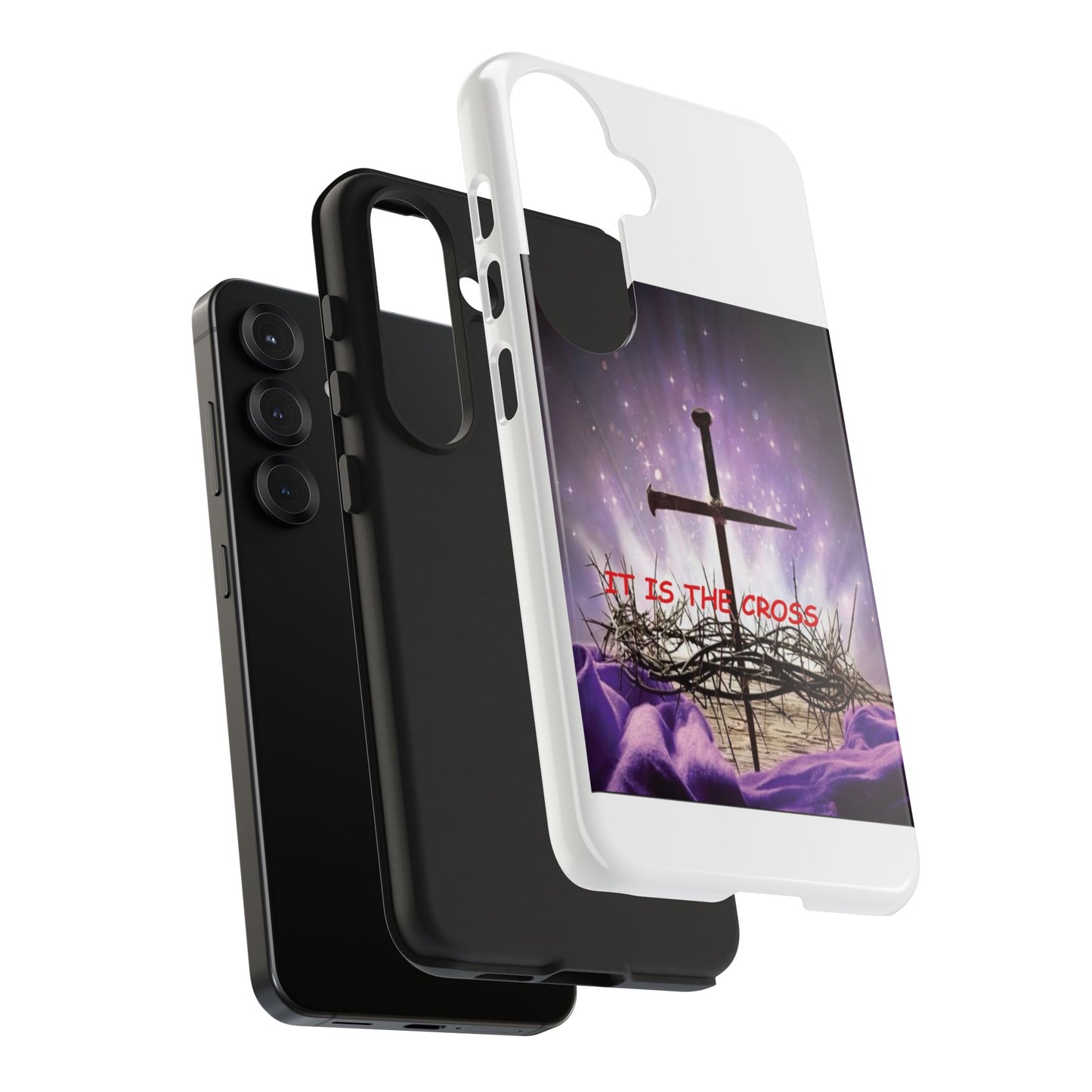 Christian Cross Phone Case — “It Is The Cross” Tough Protective Case