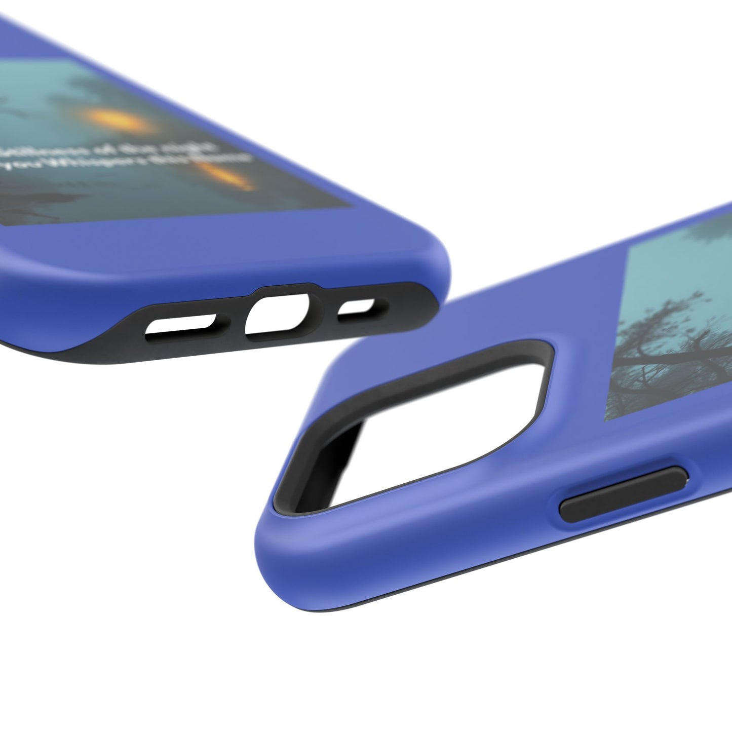 Magnetic Impact-Resistant Phone Case — Bayou Night Scene with Poem