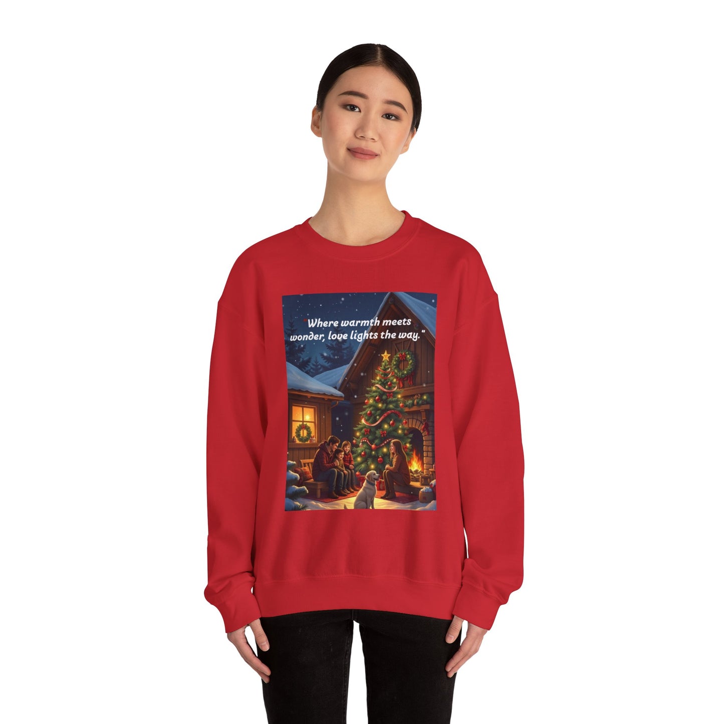 Cozy Holiday Crewneck Sweatshirt - Christmas Gift, Unisex Sweatshirt, Winter Apparel, Festive Fashion, Warmth and Wonder