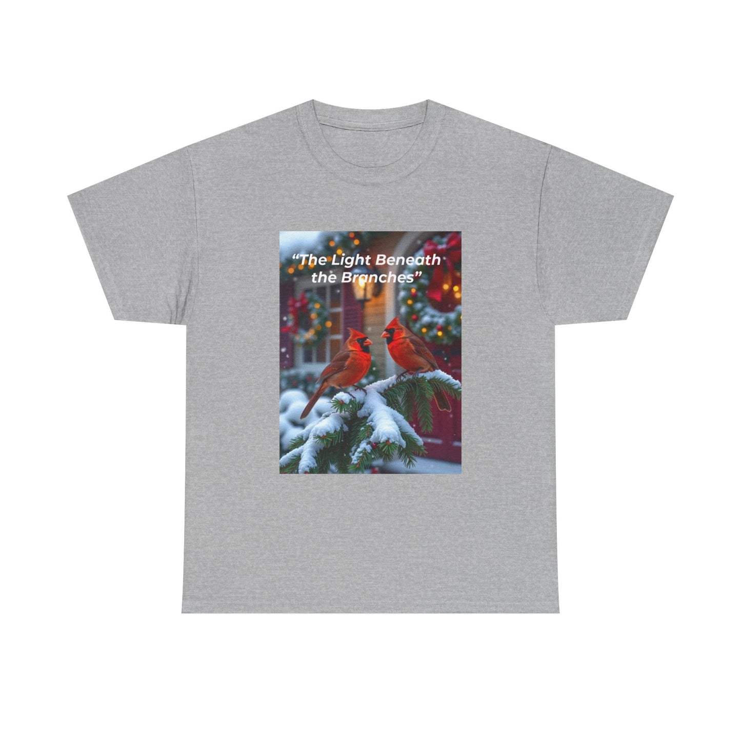 Winter Cardinal Tee, Holiday Apparel, Christmas Gift, Unisex Cotton T-Shirt, Cozy Winter Wear, Nature Lovers Shirt