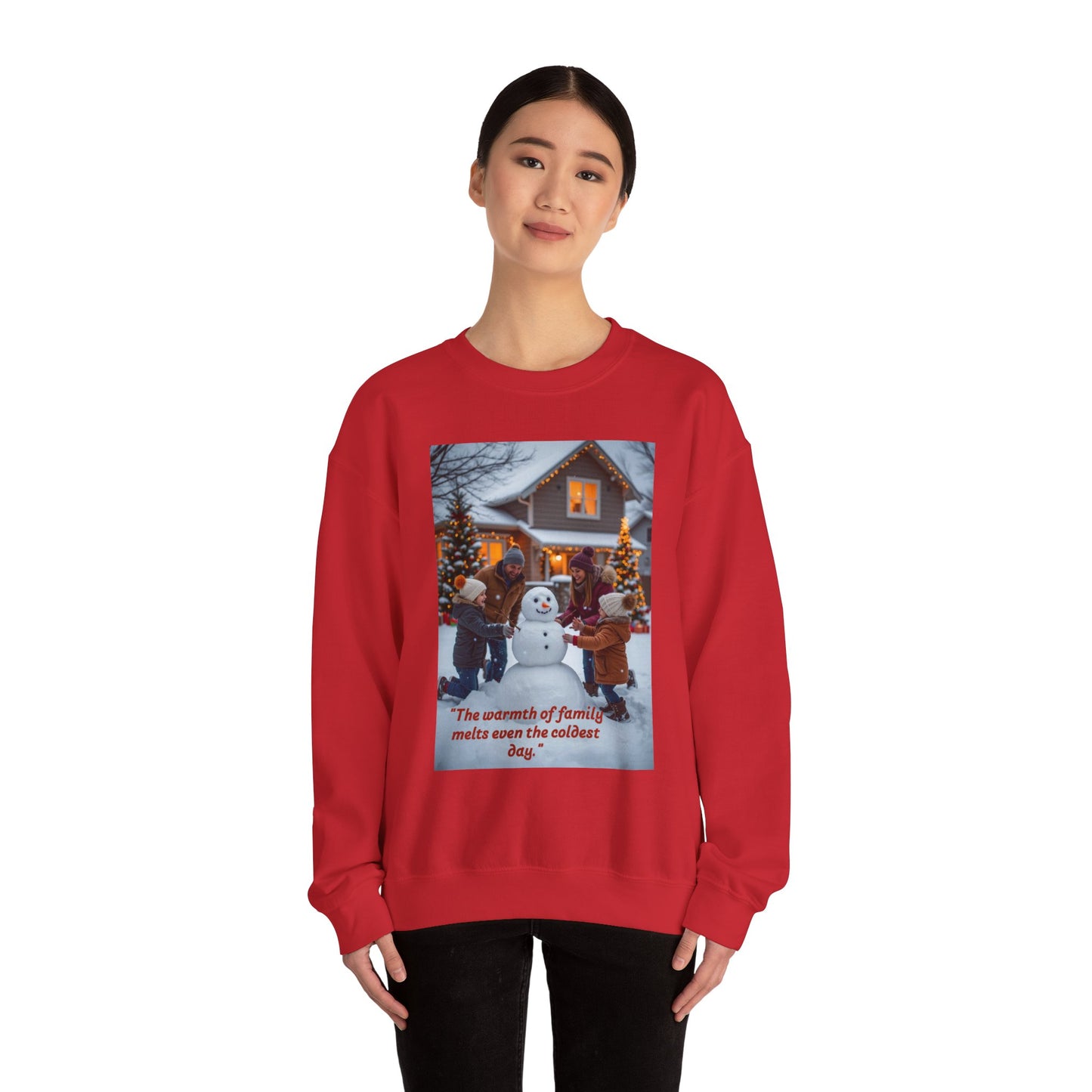 Cozy Family Holiday Sweatshirt, Winter Outfit, Christmas Gift, Family Gatherings, Cold Weather Comfort