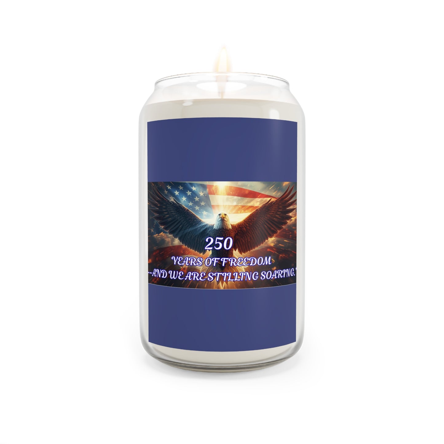 Patriotic Eagle Soy Candle - "250 Years of Freedom" 13.75oz