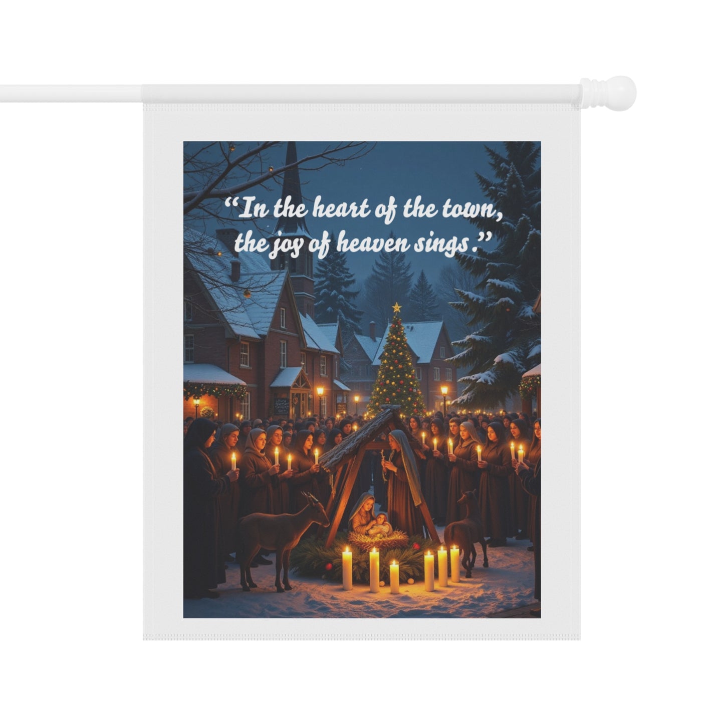 In the heart of town, the joy of Heaven sings