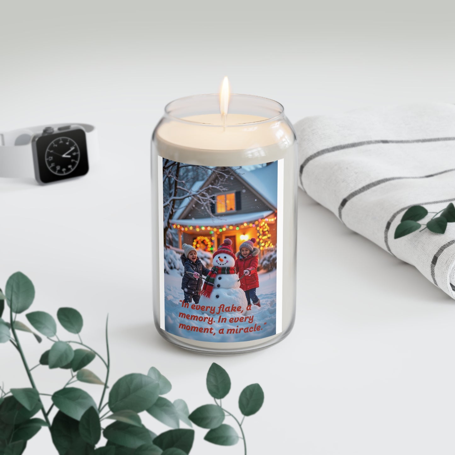 Cozy Holiday Scented Candle | Perfect for Winter Celebrations, Home Decor, Gifts, Relaxation, and Memories 164