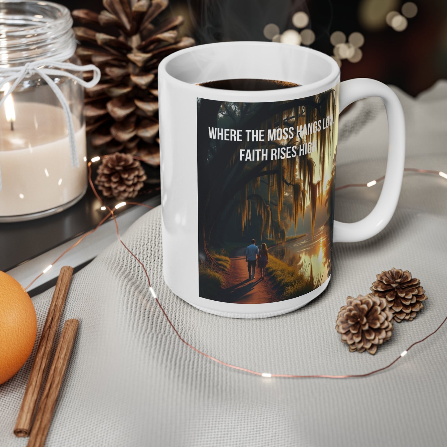 Mystic Forest Coffee Mug - "Where Dreams Begin" Ceramic 11oz & 15oz