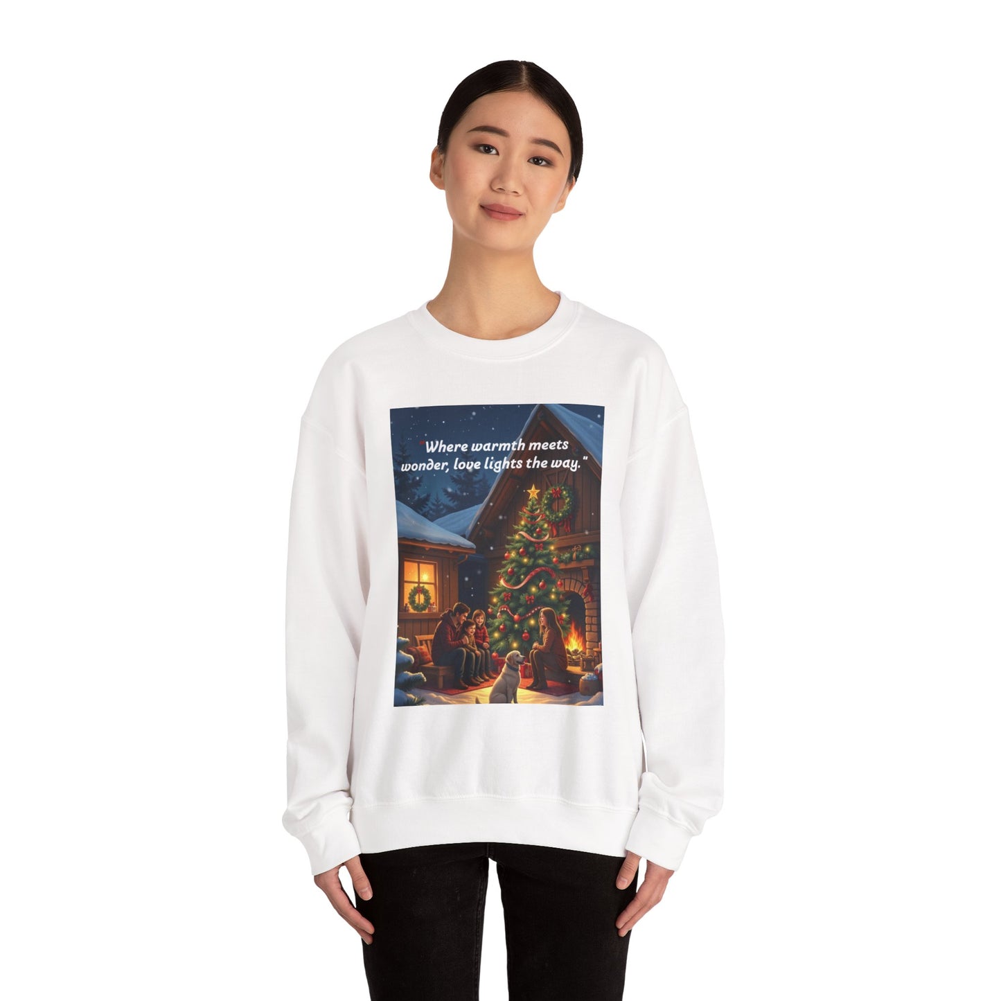 Cozy Holiday Crewneck Sweatshirt - Christmas Gift, Unisex Sweatshirt, Winter Apparel, Festive Fashion, Warmth and Wonder