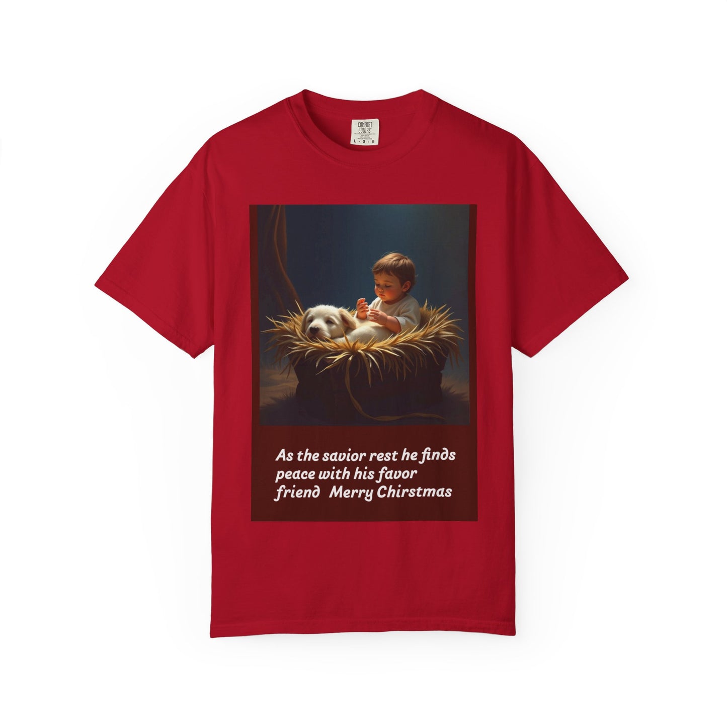 Unisex Christmas T-Shirt, Holiday Spirit Tee, Cozy Garment-Dyed Top, Festive Gift, Seasonal Wear