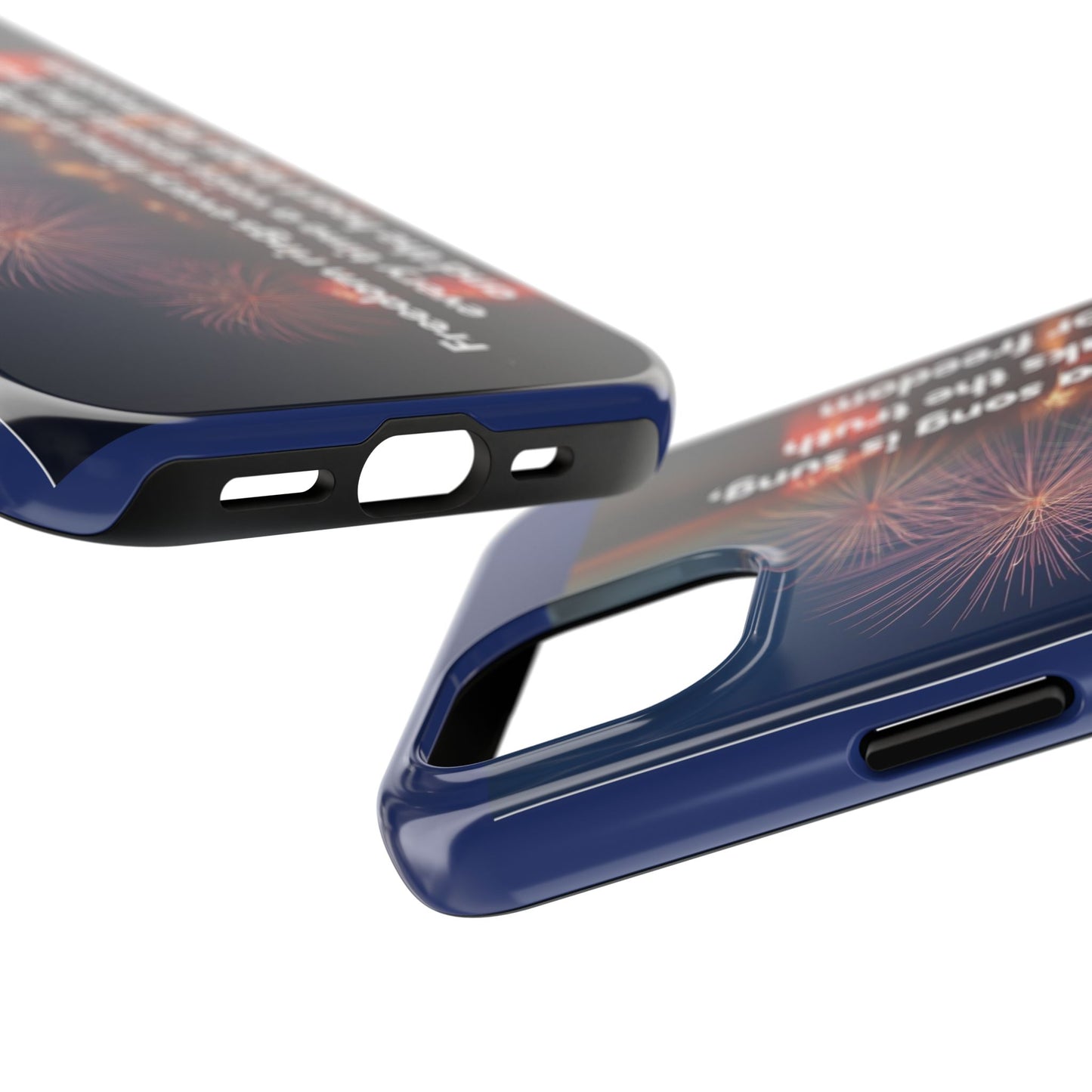 Fireworks Freedom Tough Phone Case — Patriotic 4th of July Quote Case