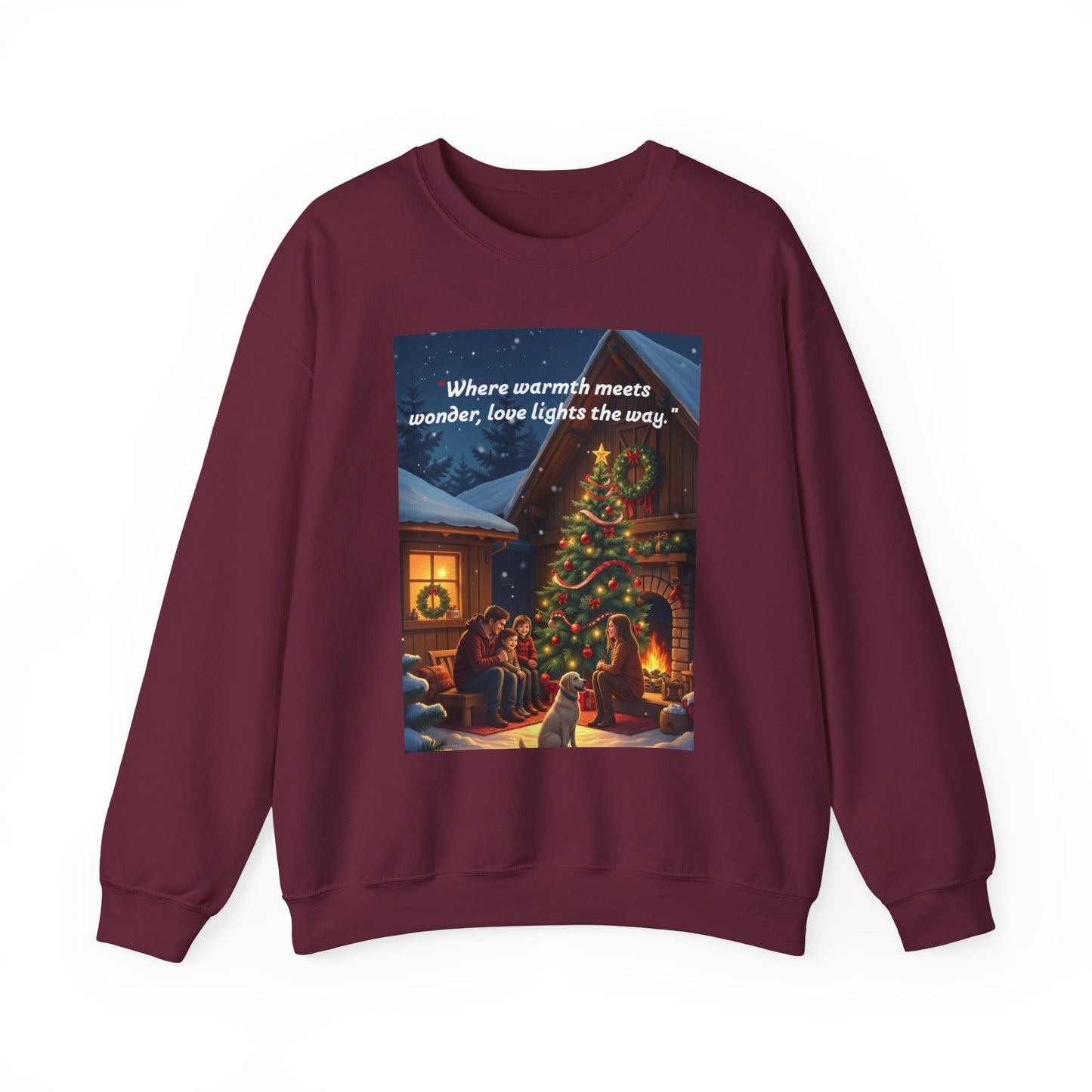 Cozy Holiday Sweatshirt | Where Warmth Meets Wonder, Christmas Gift for Winter, Family Gatherings, Festive Apparel, Seasonal Fashion