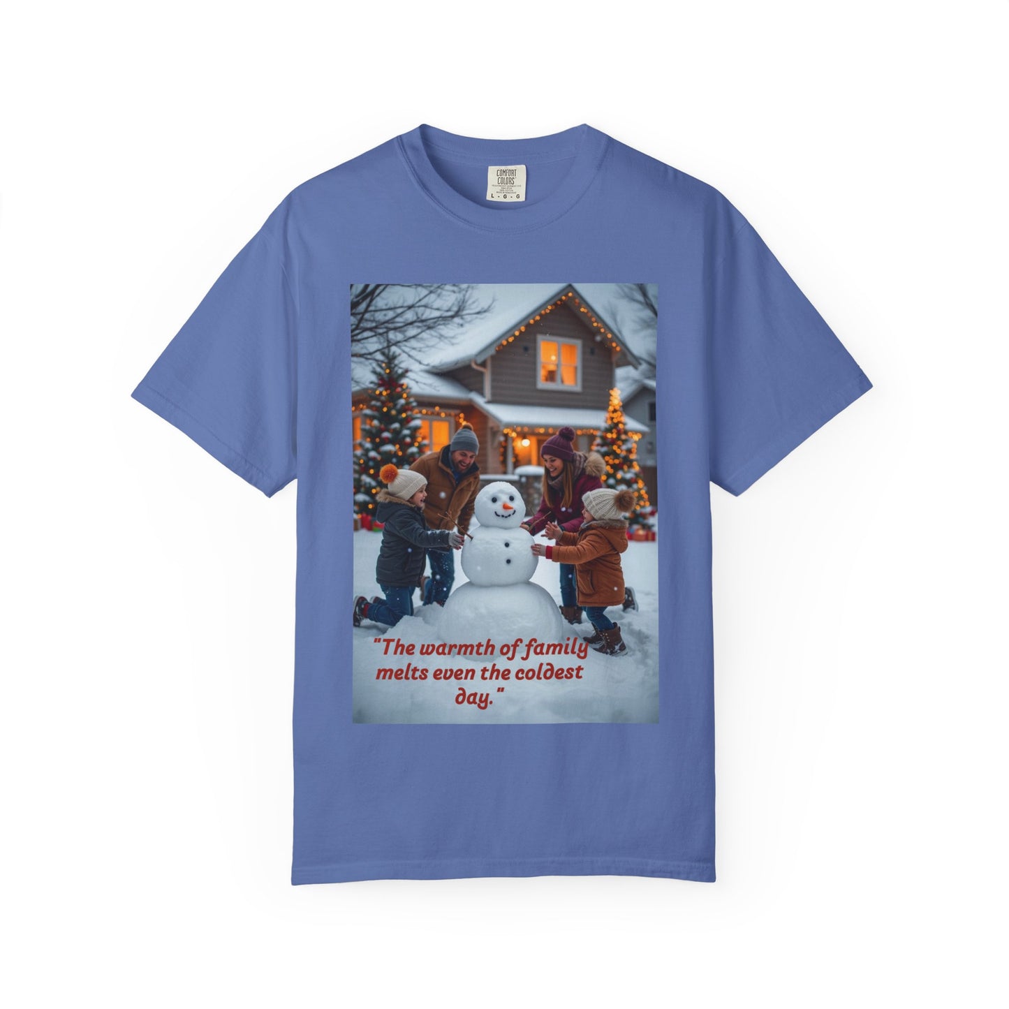 The warmth of family warms the coldest day p