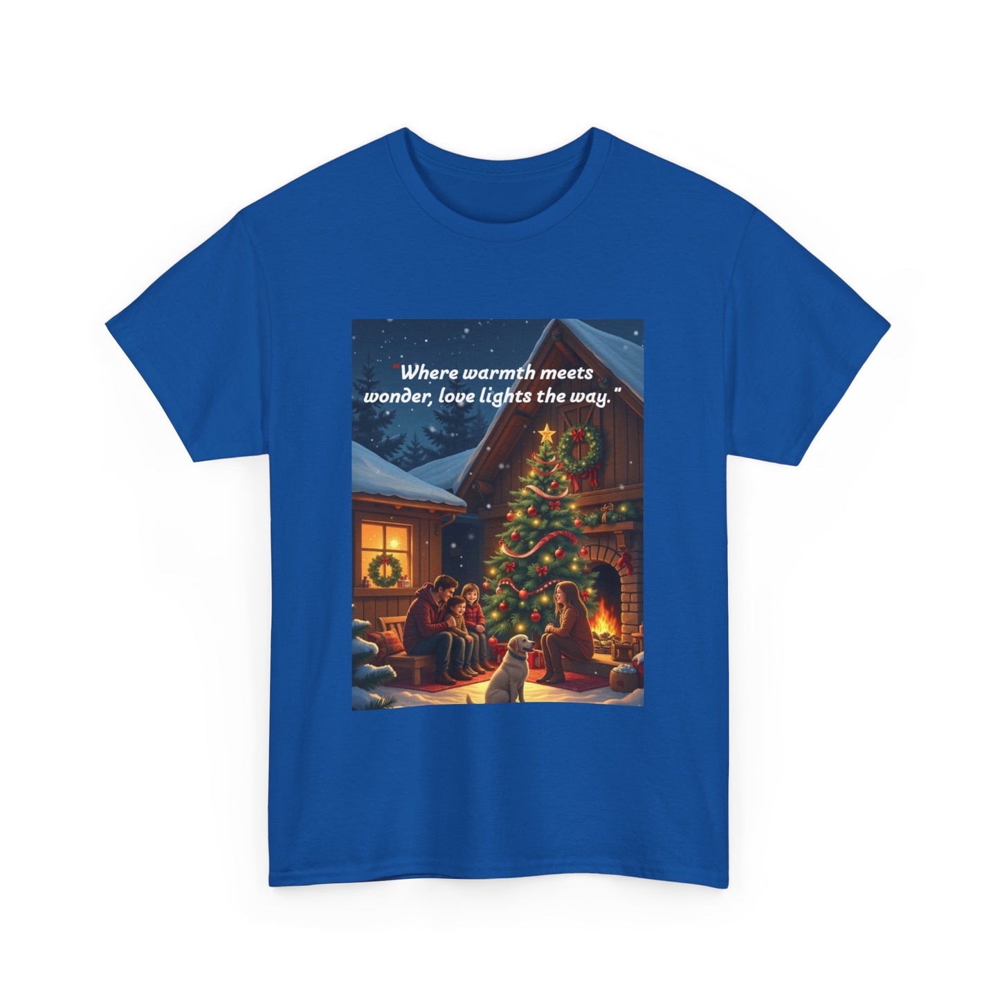 Christmas Cozy Tee, Holiday Gift T-Shirt, Unisex Cotton Shirt, Festive Apparel, Merry and Bright Design