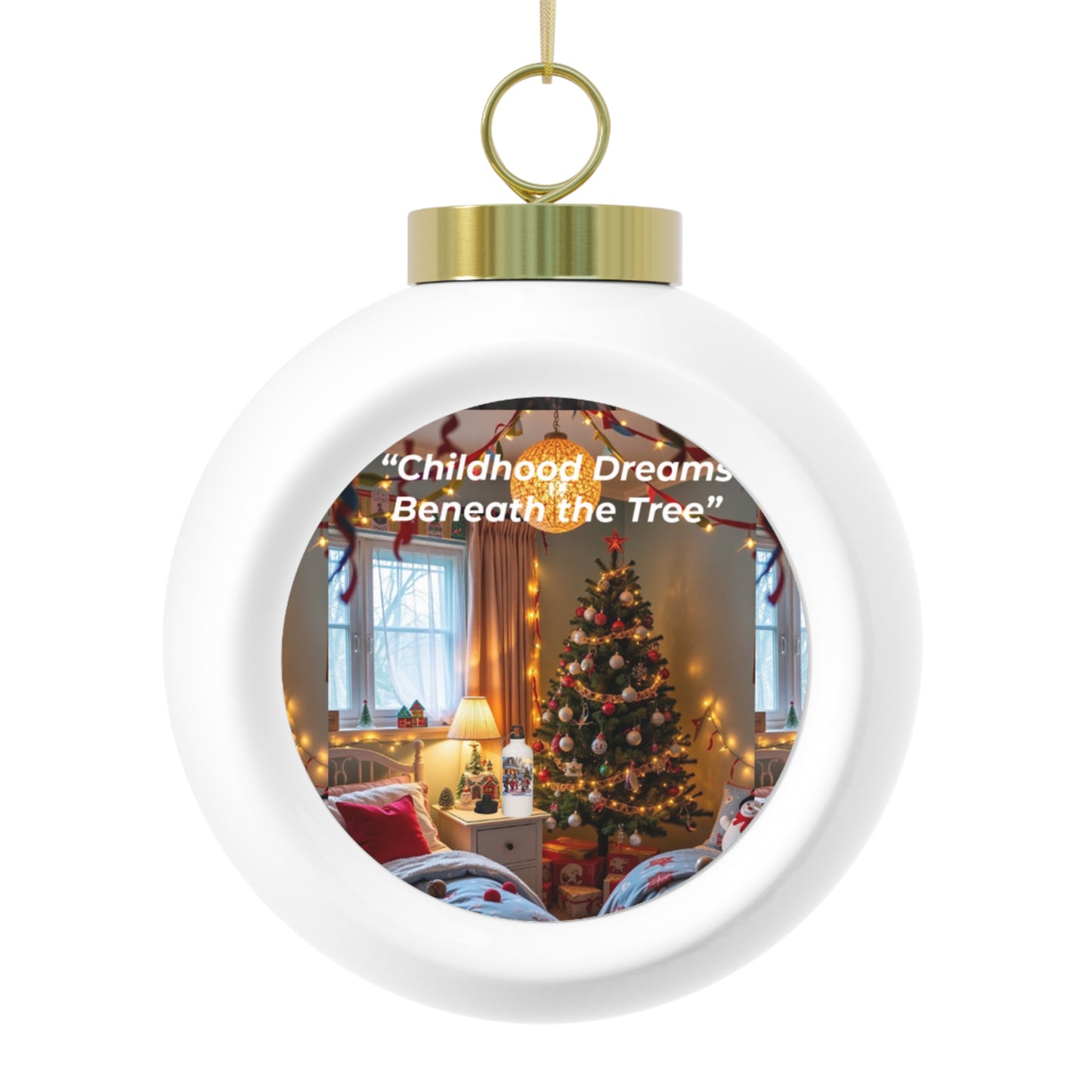 Christmas Ball Ornament, Holiday Decor, Personalized Gift, Tree Decorations, Family Keepsake, Winter Celebrations