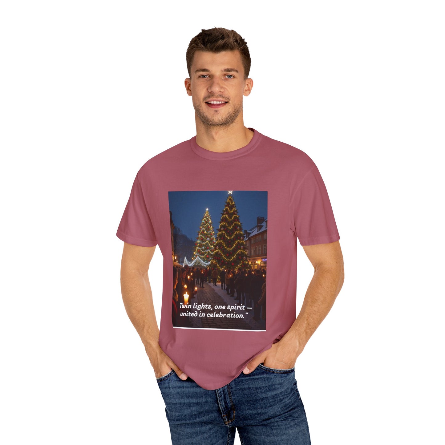 Holiday Celebration Tee, Cozy Festive Shirt for Couples, Christmas Event Apparel, Unisex Graphic T-Shirt, Gift for Friends