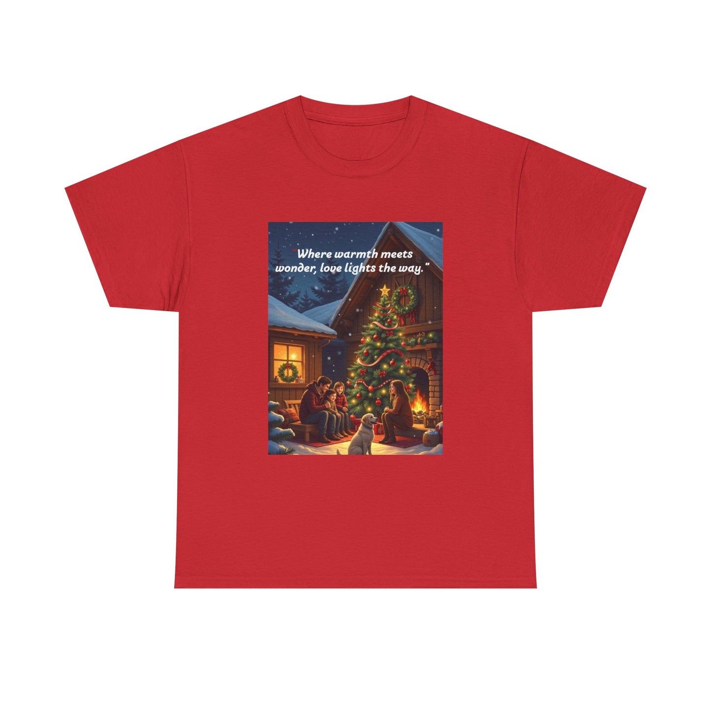 Cozy Holiday Tee: Where Warmth Meets Wonder, Perfect for Christmas, Gift, Unisex Cotton Shirt, Winter Apparel, Festive Wear