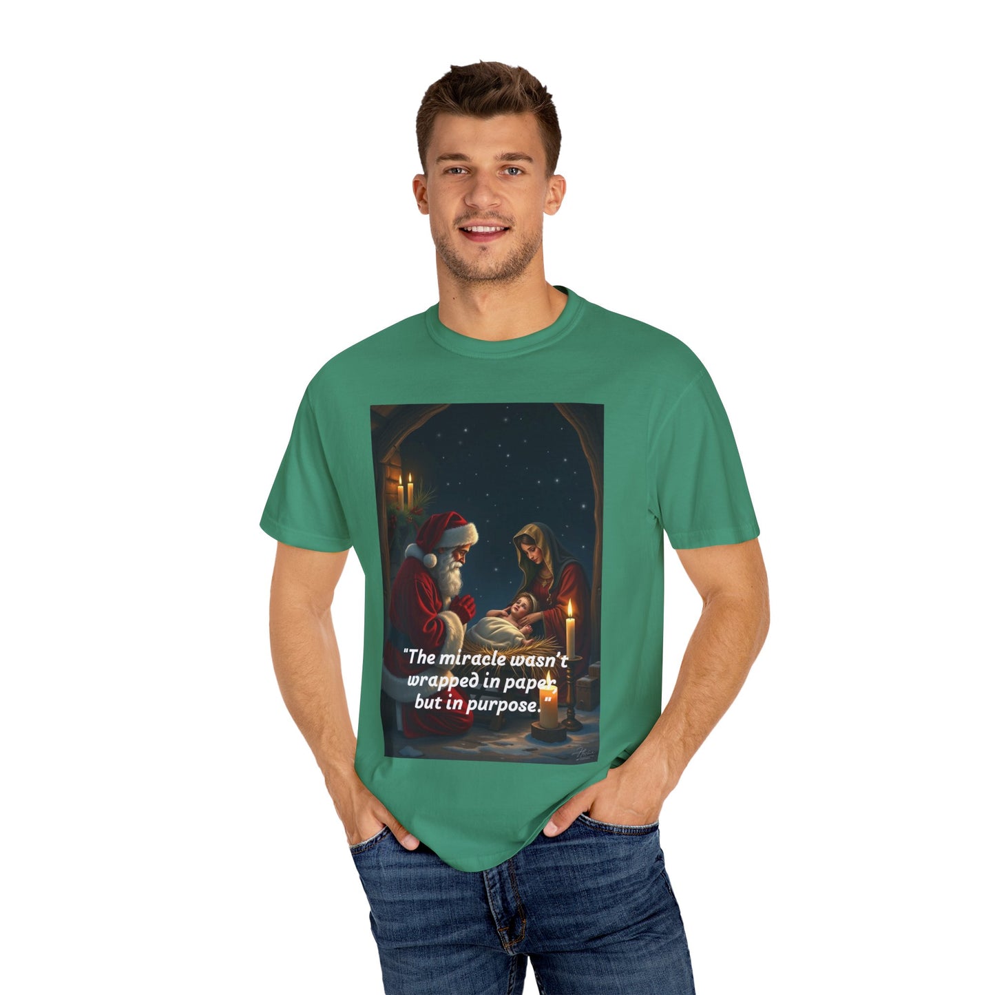 Christmas Miracle T-Shirt, Unisex Holiday Tee, Gift for Men and Women, Festive Apparel, Unique Christmas Present, Cozy and Comfortable Wear