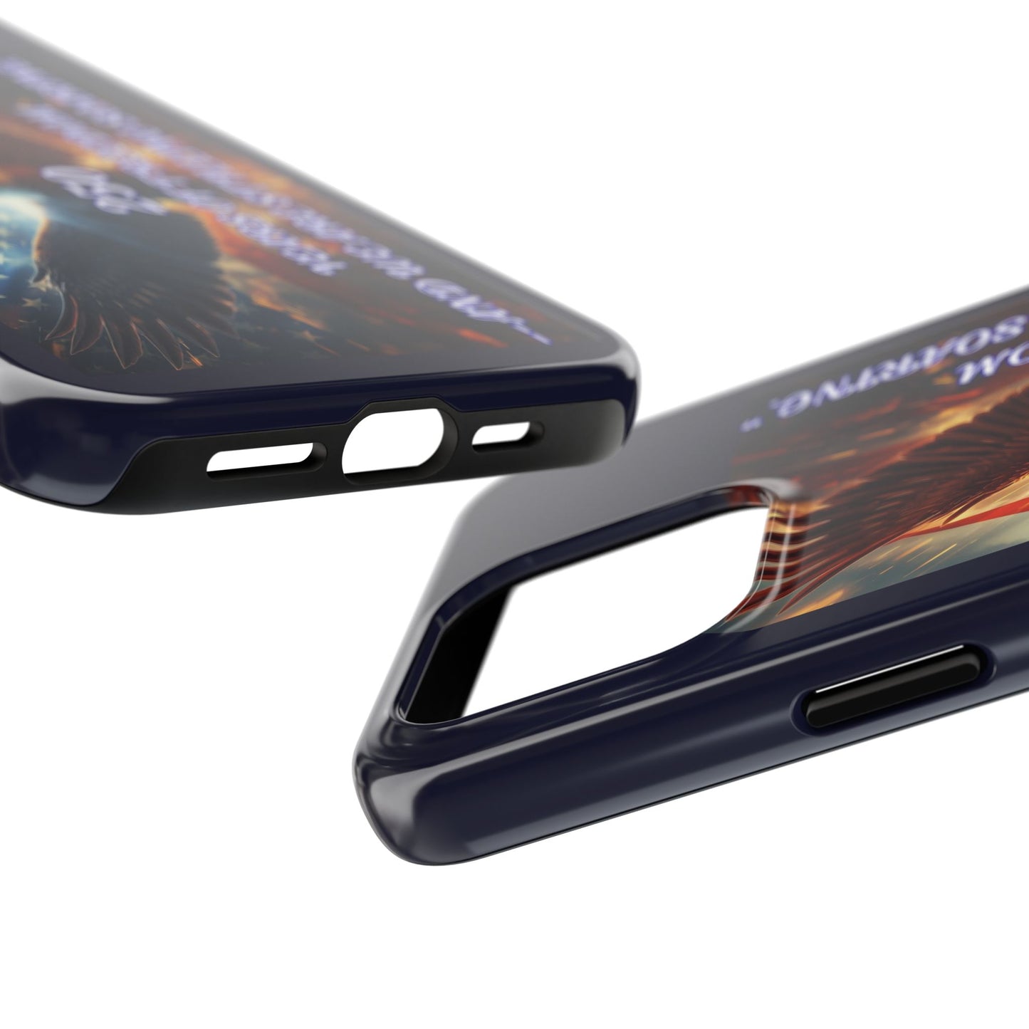 Patriotic Eagle Phone Case — "250 Years of Freedom" Durable Protective Case