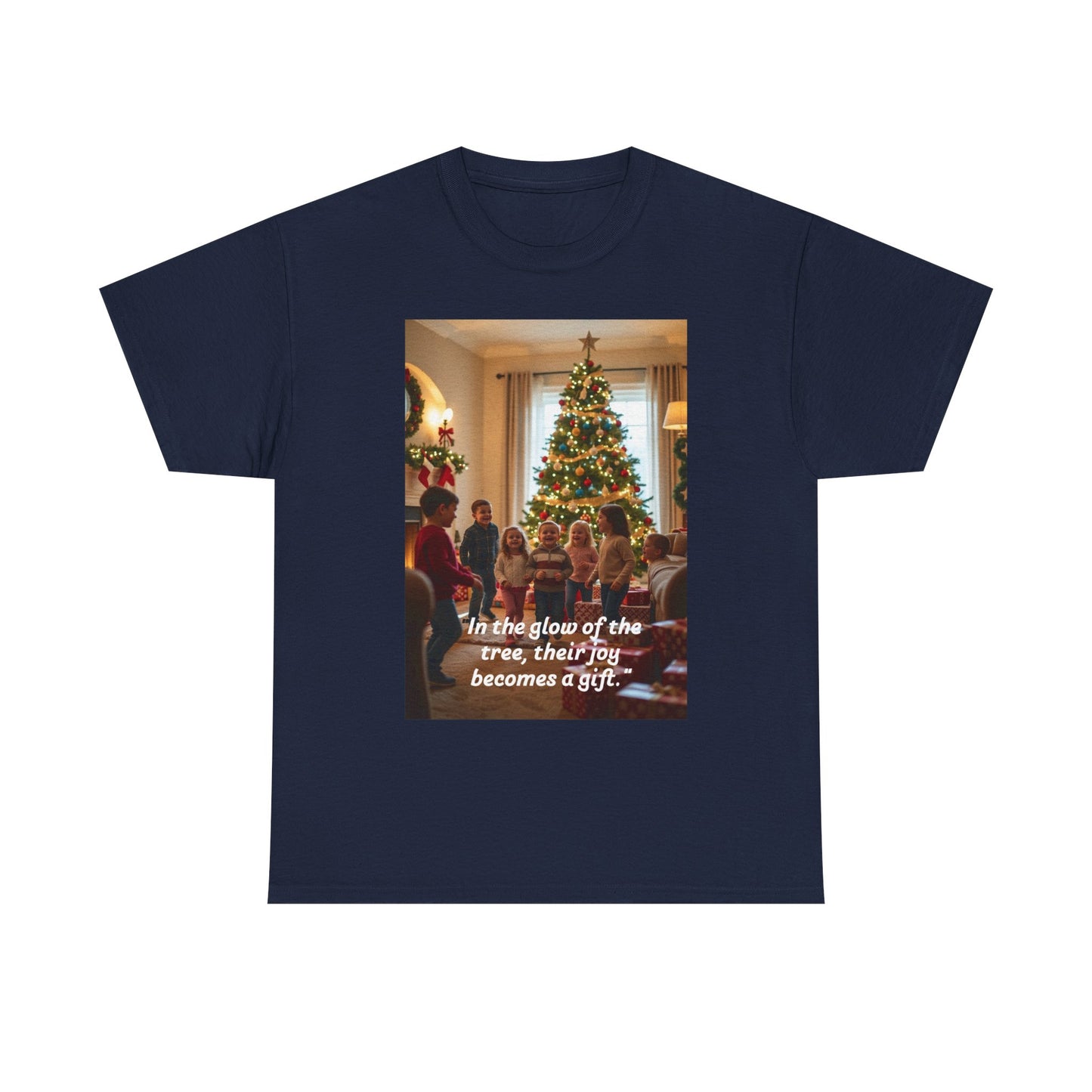 Christmas Gift Tee, Unisex Heavy Cotton T-Shirt, Holiday Apparel, Family Gathering Outfit, Seasonal Wear, Gift Idea for Him and Her