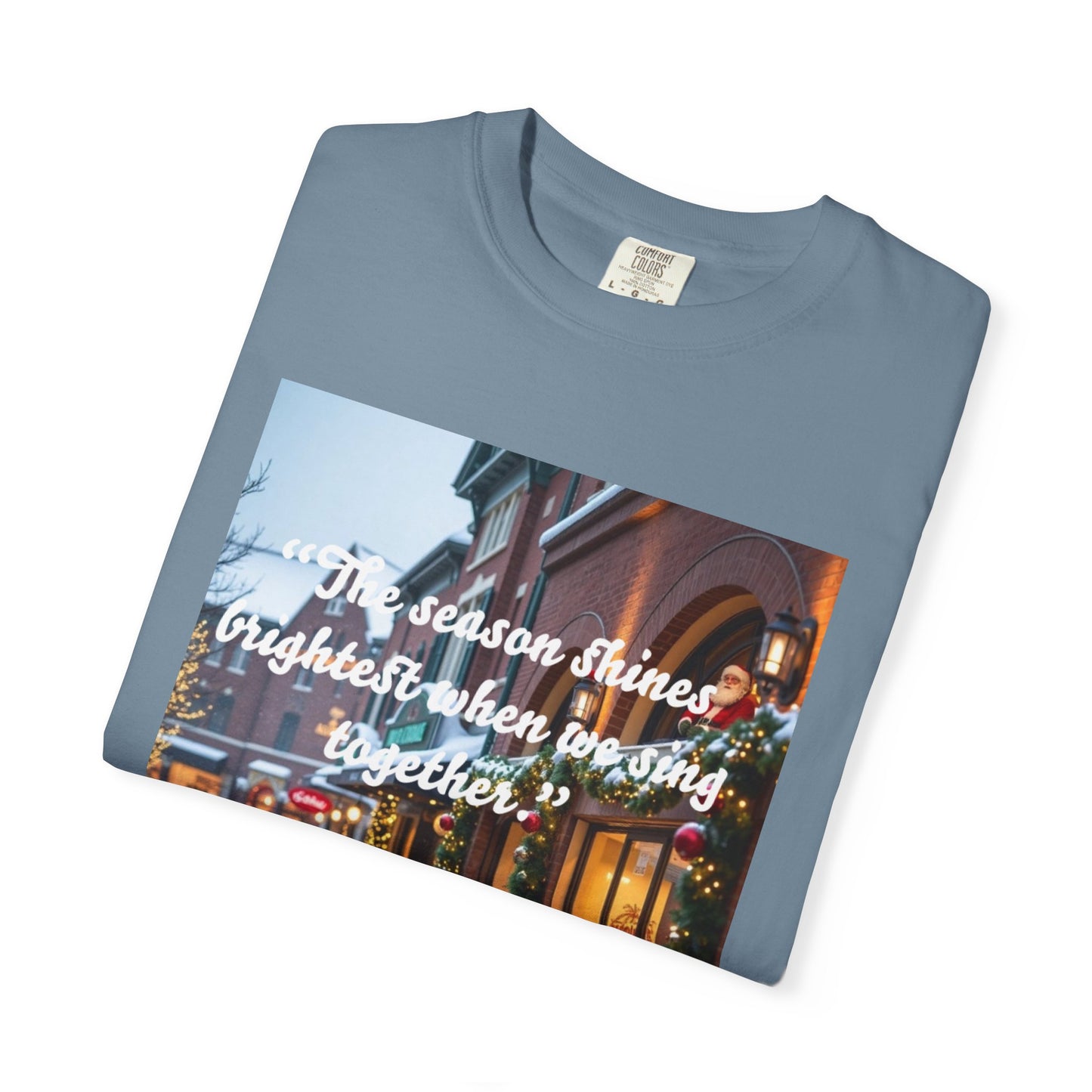 Holiday Cheer T-Shirt, Unisex Holiday Shirt, Christmas Gift, Family Gathering Shirt, Song Sing Along Tee