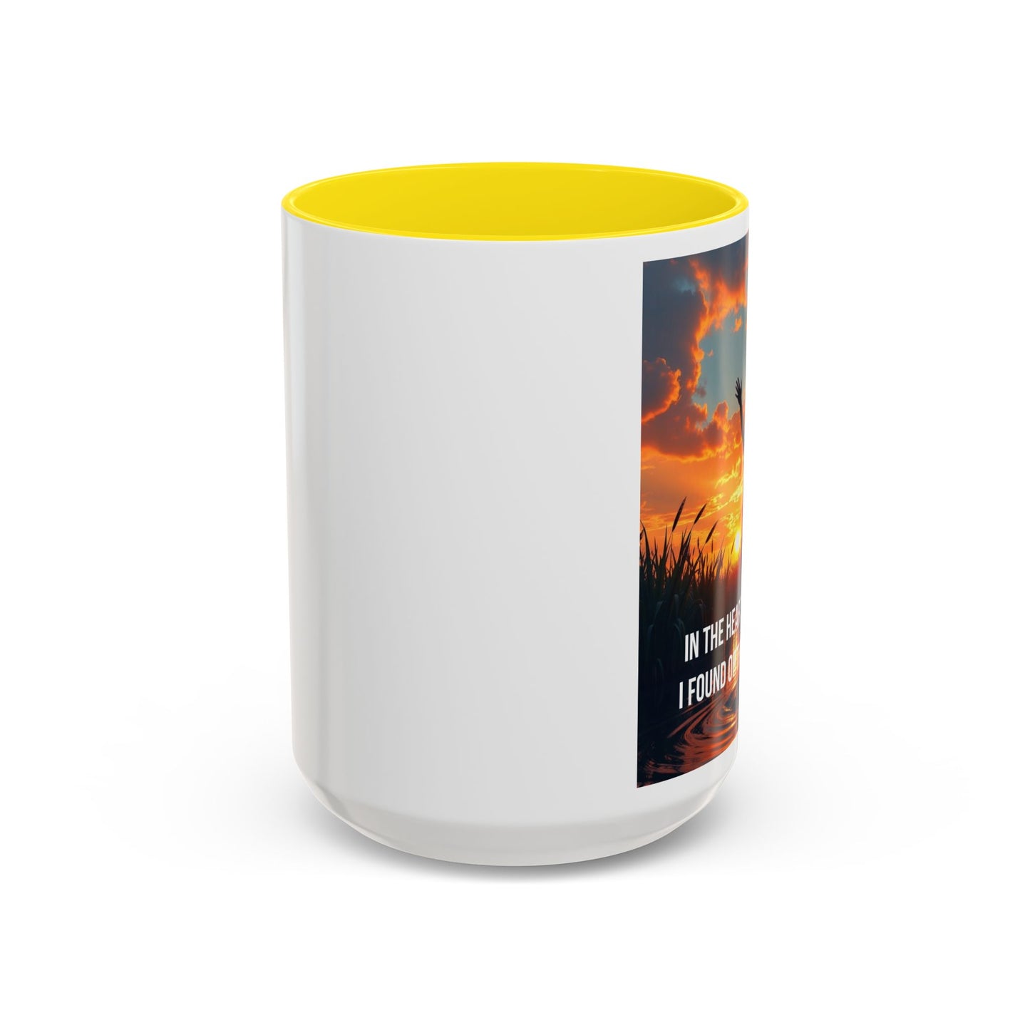 Inspirational Bayou Coffee Mug — "In the Heart of the Bayou, I Found God"