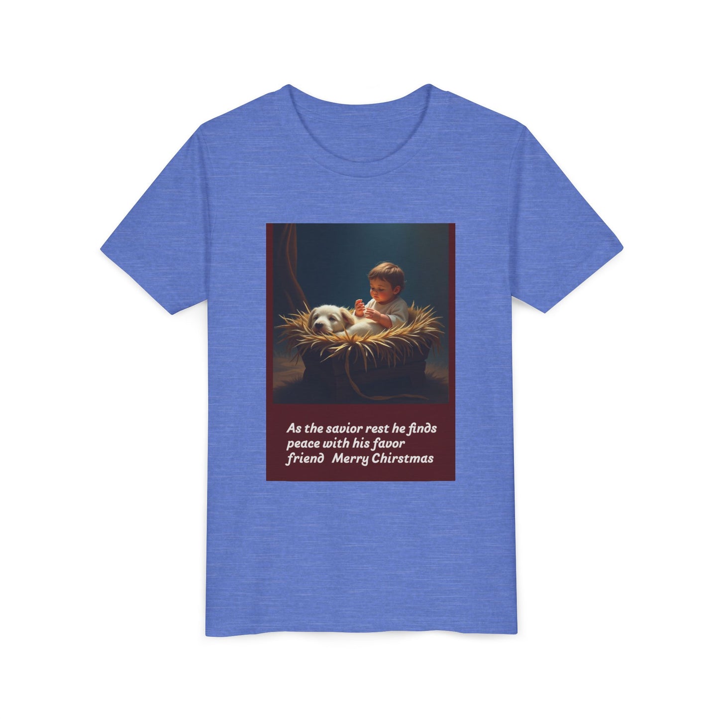 Christmas Youth Tee with Heartwarming Design - Perfect for Holidays, Gifts, Winter Celebrations, or Everyday Wear 120