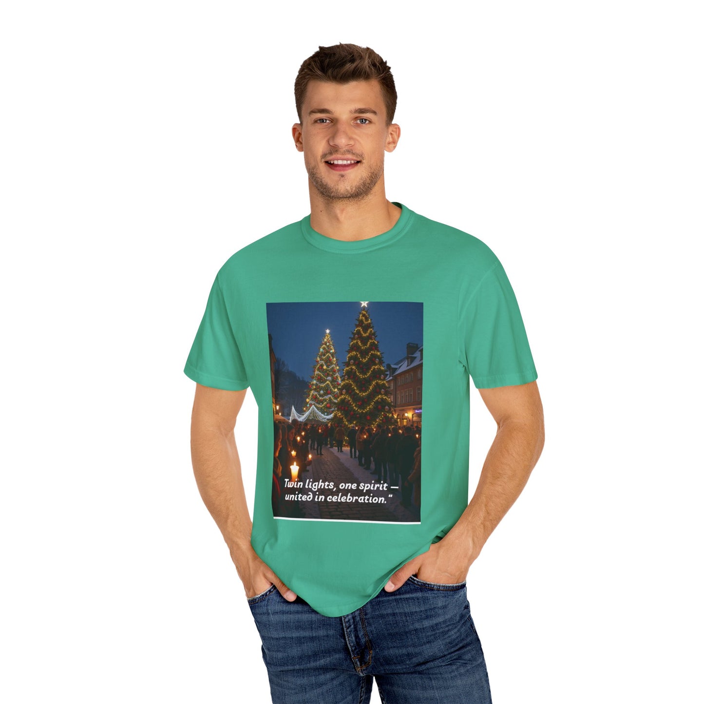 Holiday Celebration Tee, Cozy Festive Shirt for Couples, Christmas Event Apparel, Unisex Graphic T-Shirt, Gift for Friends
