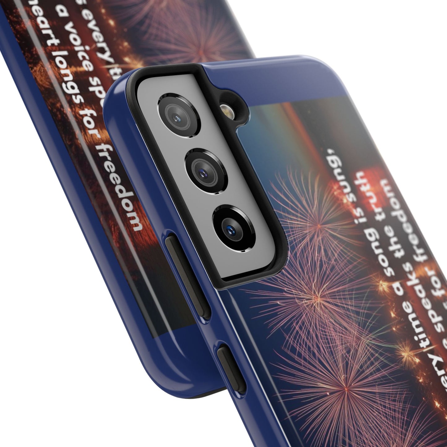 Fireworks Freedom Tough Phone Case — Patriotic 4th of July Quote Case