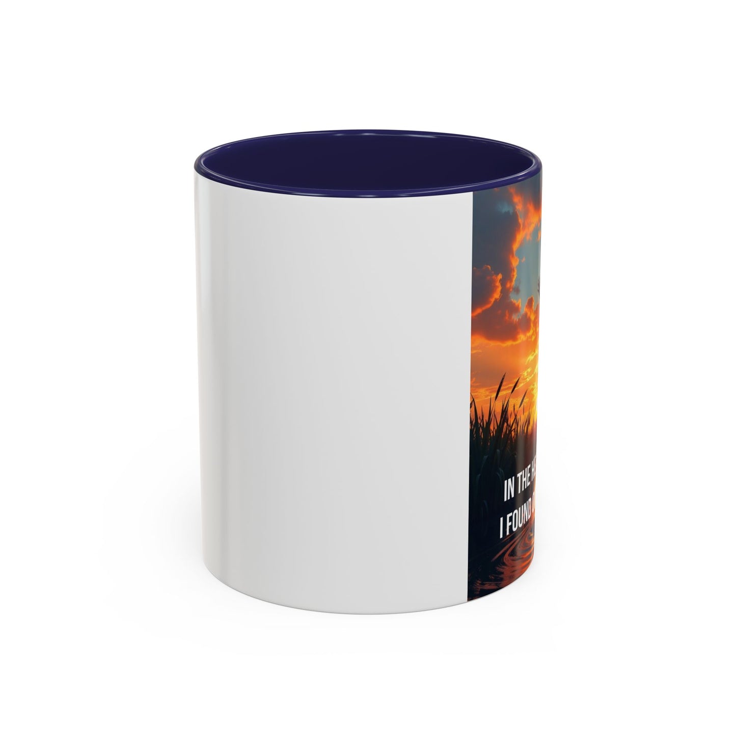 Inspirational Bayou Coffee Mug — "In the Heart of the Bayou, I Found God"