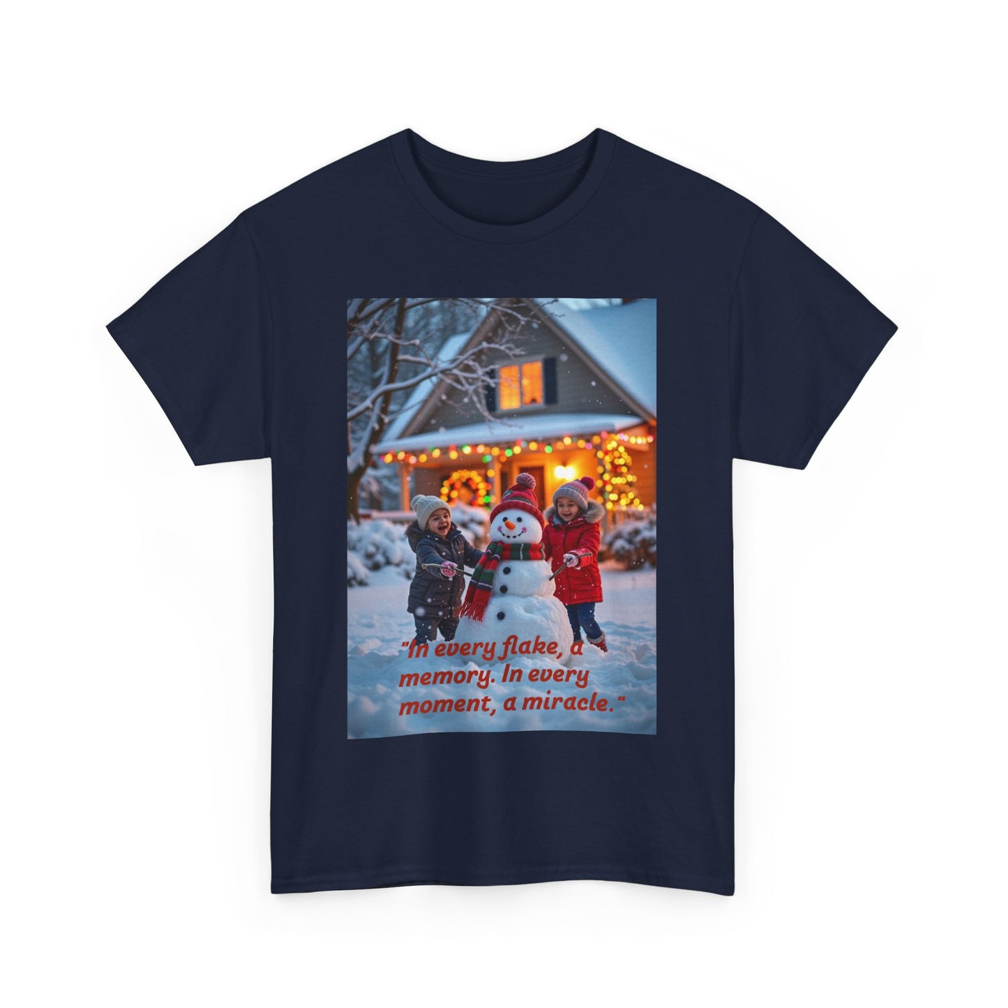 Winter Wonderland Tee, Cozy Holiday T-Shirt, Perfect for Christmas, Snowy Memories Shirt, Unisex Cute Graphic Tee