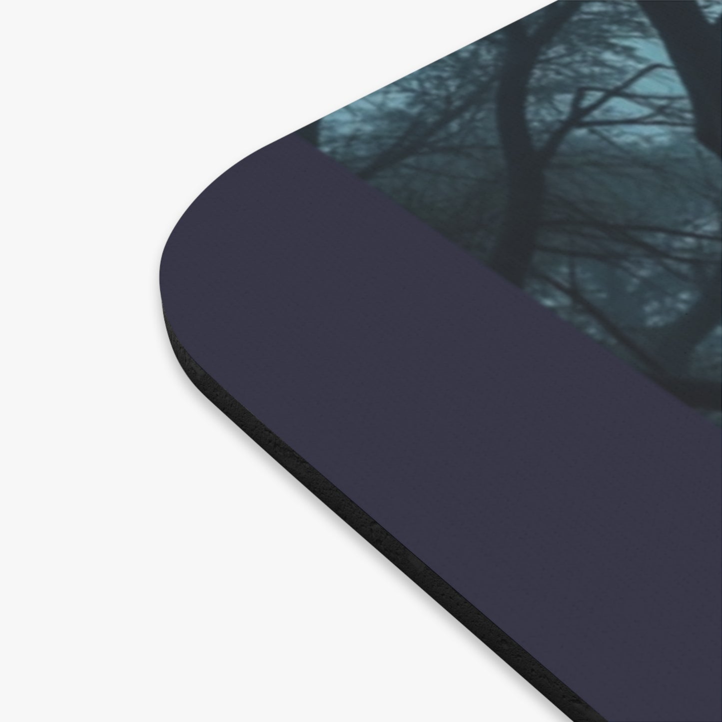 Bayou Night Mouse Pad — "In the stillness of the night The Bayou whispers his Name" (Inspirational Christian Desk Mat)