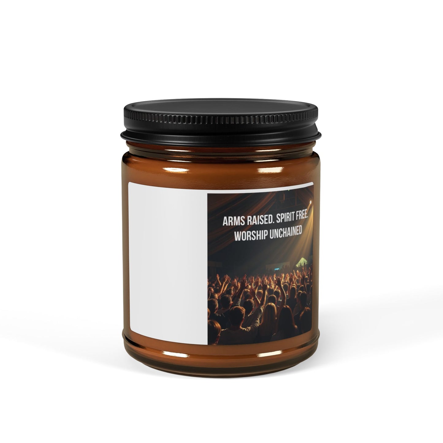 Worship Concert Scented Soy Candle — Amber Jar (Multi-Size)