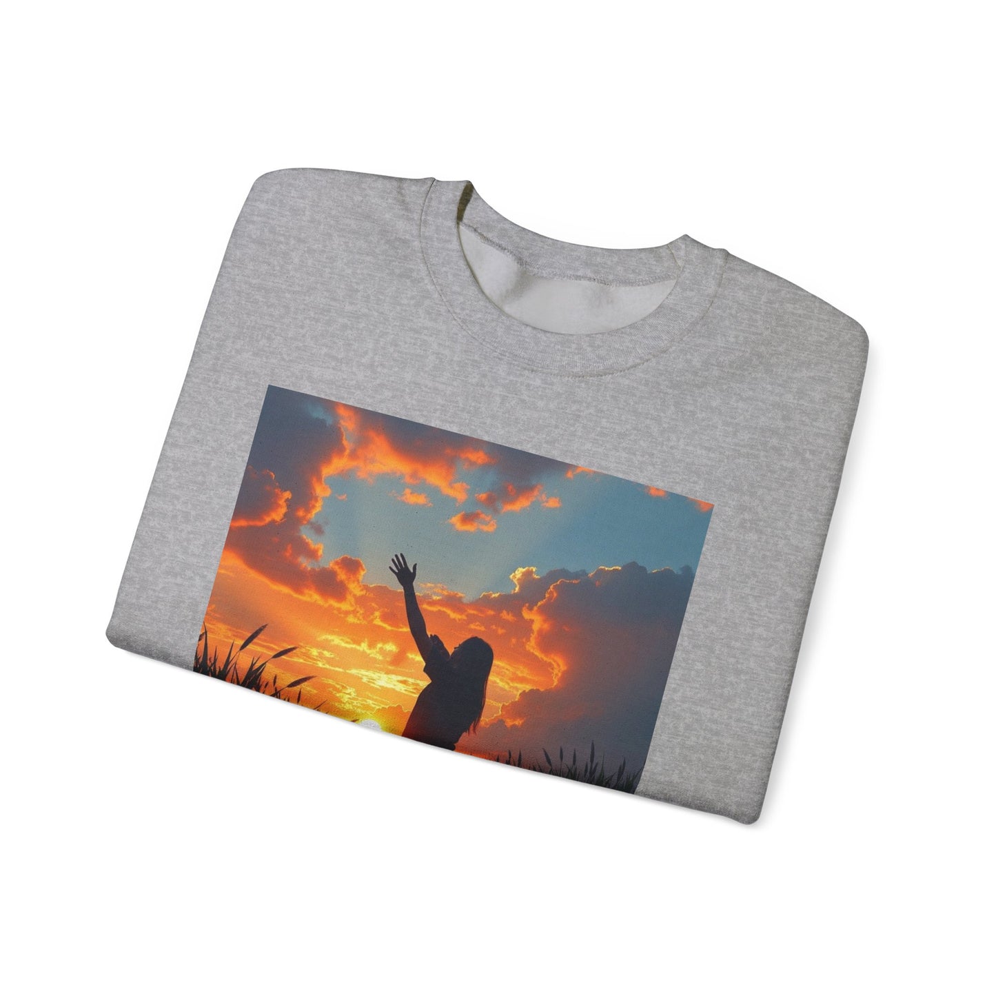 Christian Crewneck Sweatshirt — "In the Heart of the Bayou, I Found the Heart of God"