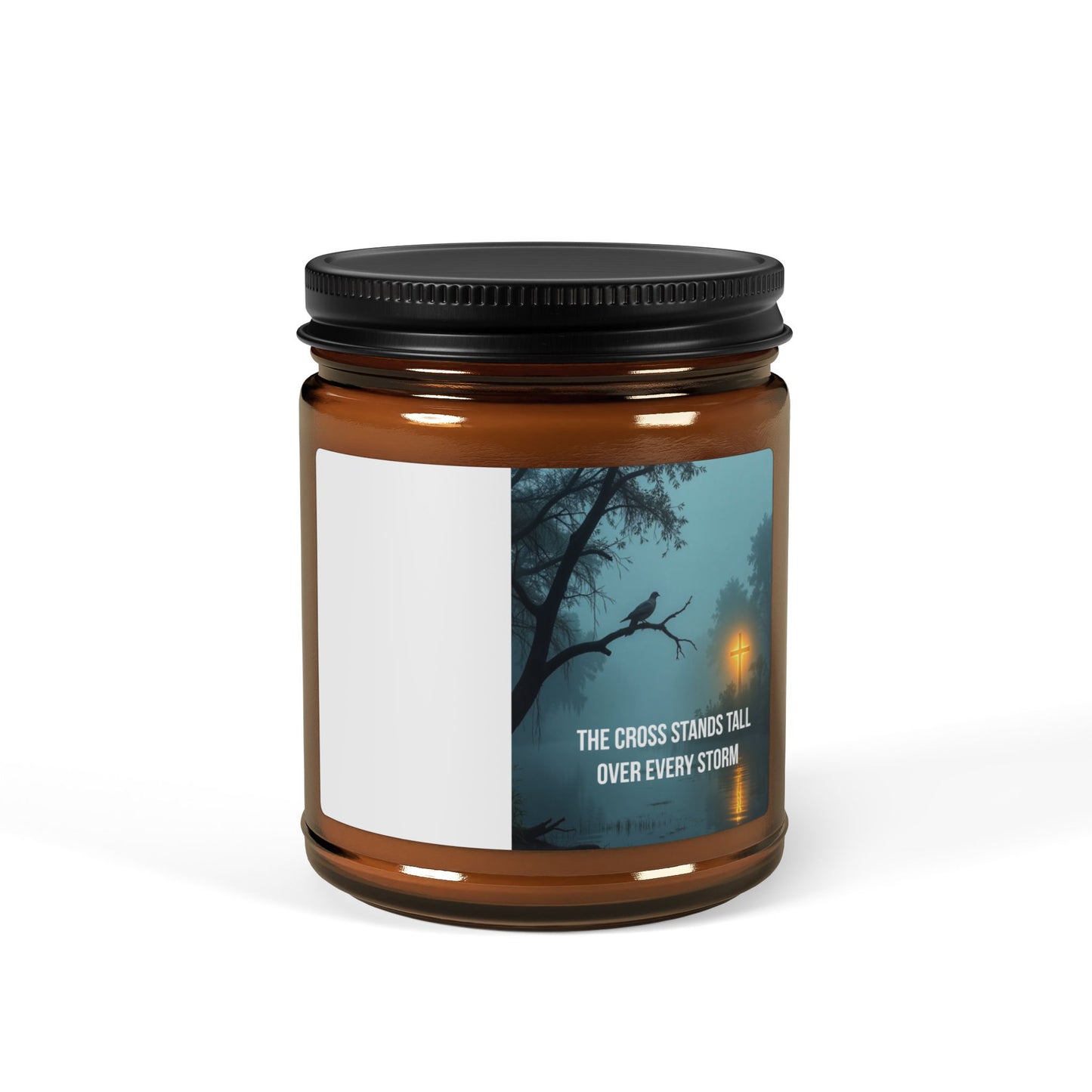 Amber Soy Candle — Tranquil Evening Scented Jar (Multi-Size)