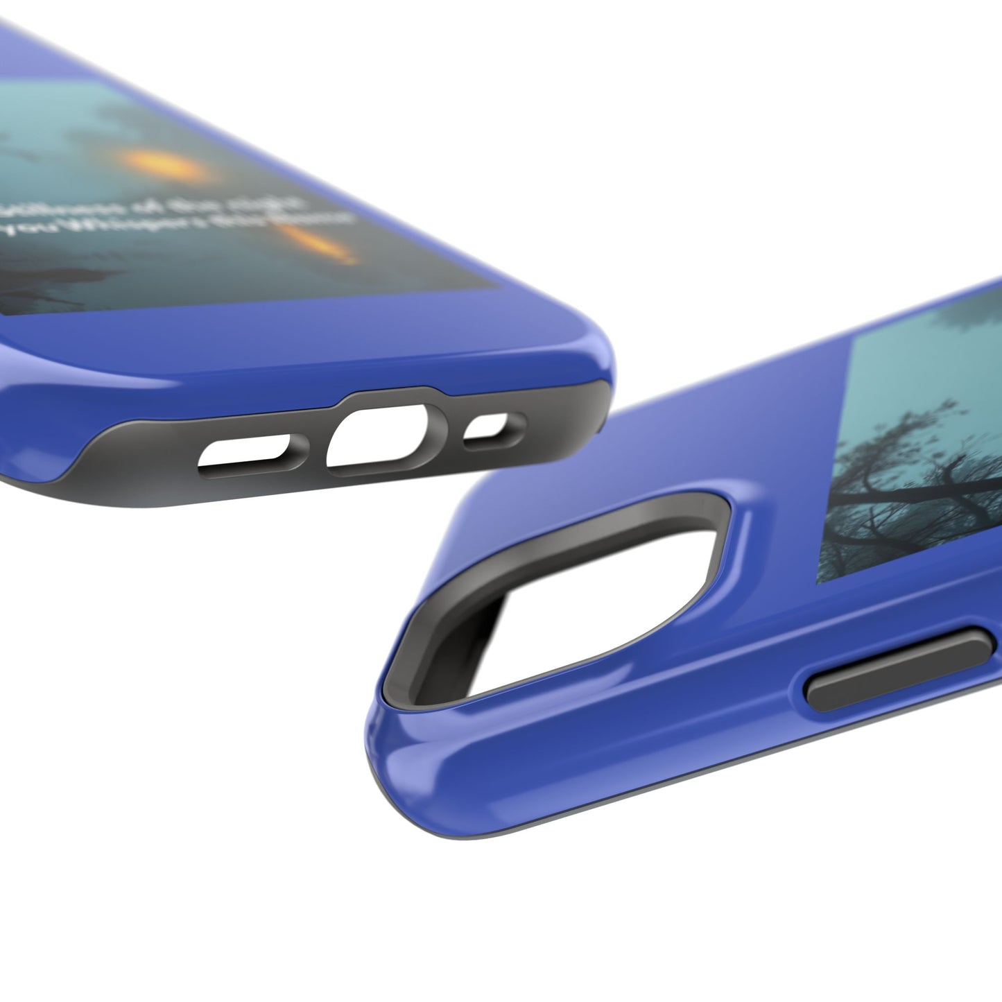 Magnetic Impact-Resistant Phone Case — Bayou Night Scene with Poem