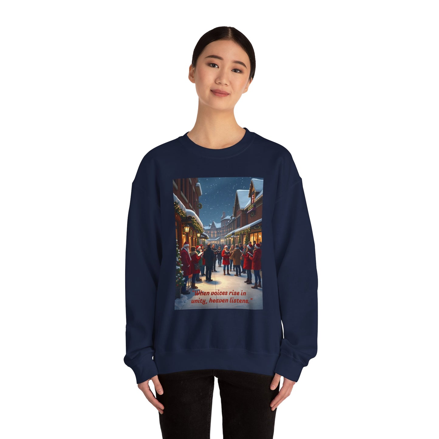 Cozy Winter Crewneck Sweatshirt, Festive Gift, Holiday Sweater, Unisex Fashion, Winter Wardrobe Essential