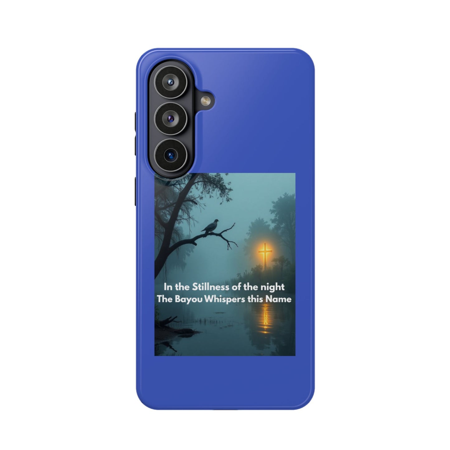 Magnetic Impact-Resistant Phone Case — Bayou Night Scene with Poem
