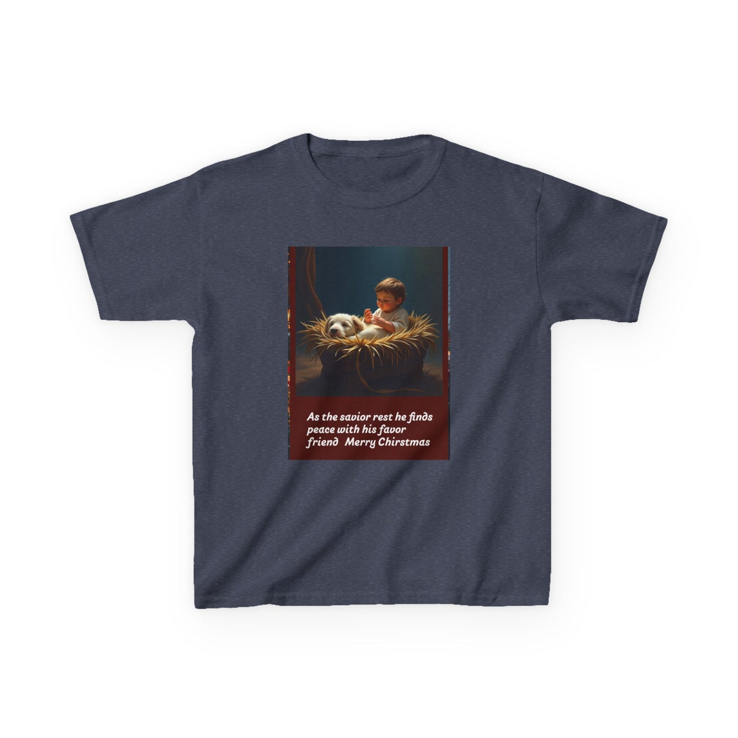 Kids Christmas Graphic Tee, Holiday Gift for Children, Cute Kids Shirt, Seasonal Apparel, Merry Christmas T-Shirt