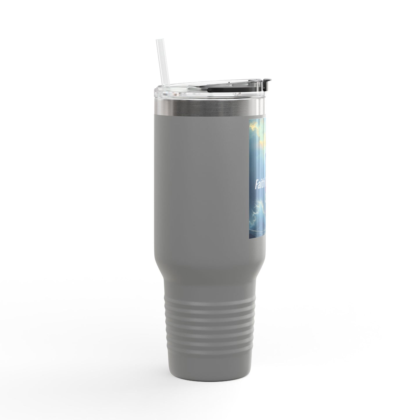 Faith Through the Storm 40oz Insulated Travel Mug