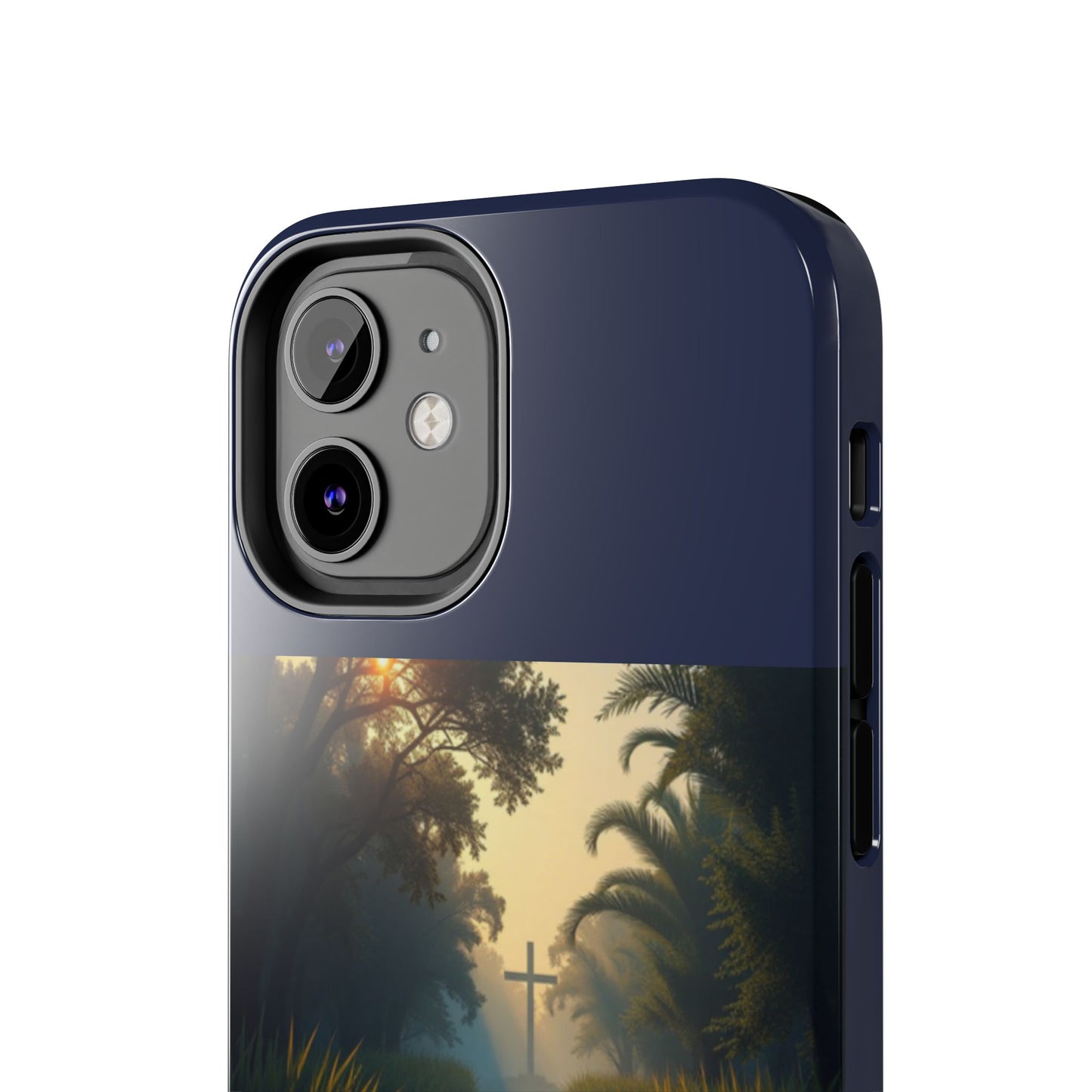 Bayou Cross Phone Case — "In the Stillness of the Night, The Bayou Whispers His Name"