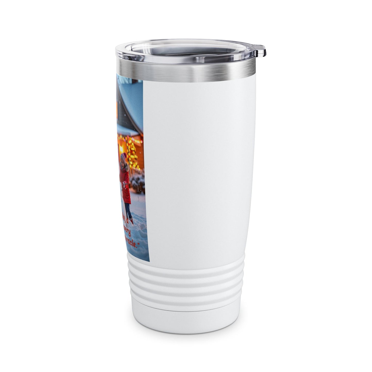 Winter Memory Tumbler, Insulated Travel Mug, Holiday Gift, Personalized Drinkware, Snowman Design, Christmas Cup  332