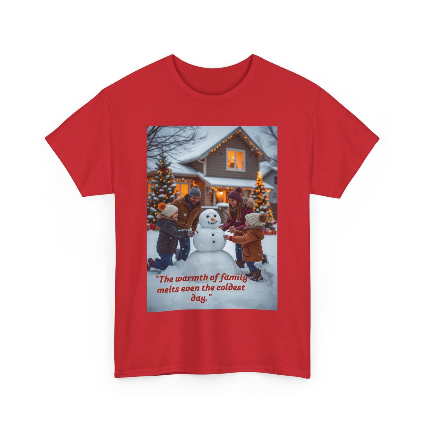 Cozy Family Holiday Tee - Perfect for Christmas Gatherings, Family Photos, Winter Apparel, Holiday Gifts, Seasonal Wear
