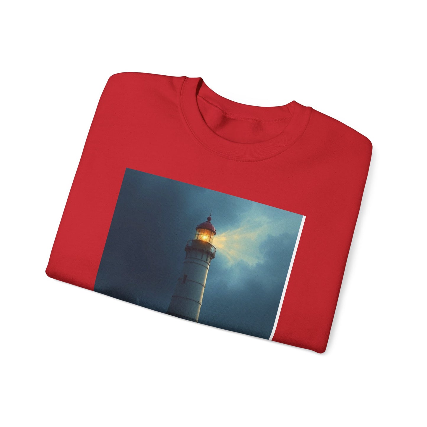 Lighthouse Hope Crewneck Sweatshirt — "One Light. One Hope. One Life Changed."