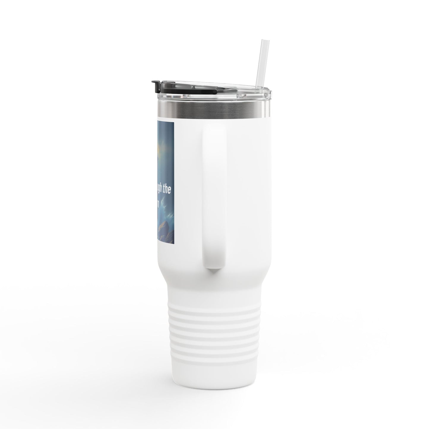 Faith Through the Storm 40oz Insulated Travel Mug